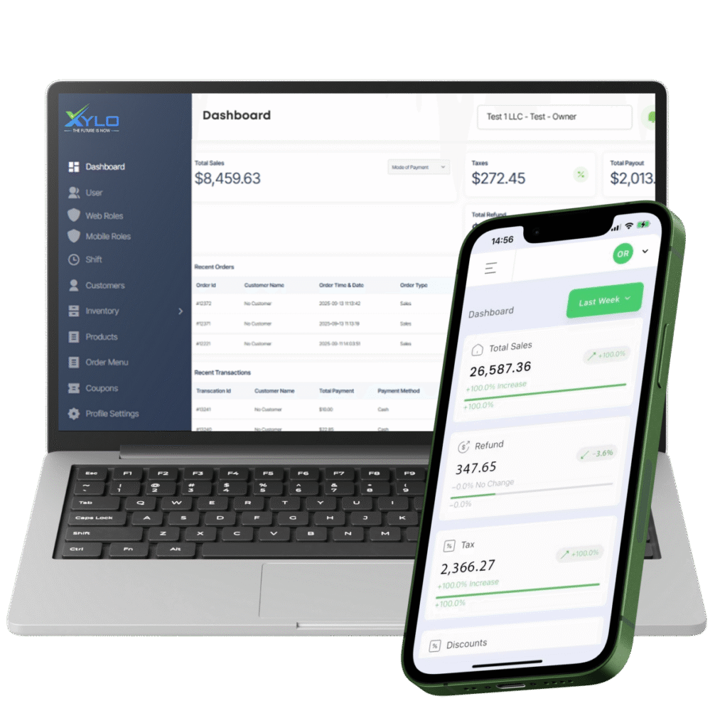 XYLO Dashboard for POS Systems